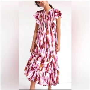 Anthropologie Maeve The Cassandra Maxi Dress Size XS